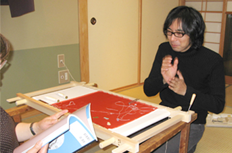 江戸刺繍職人 写真